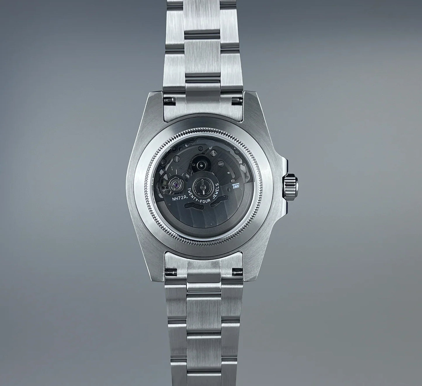 Horolo Black Dial Skeleton Submariner Diving Watch - Horolo Watch