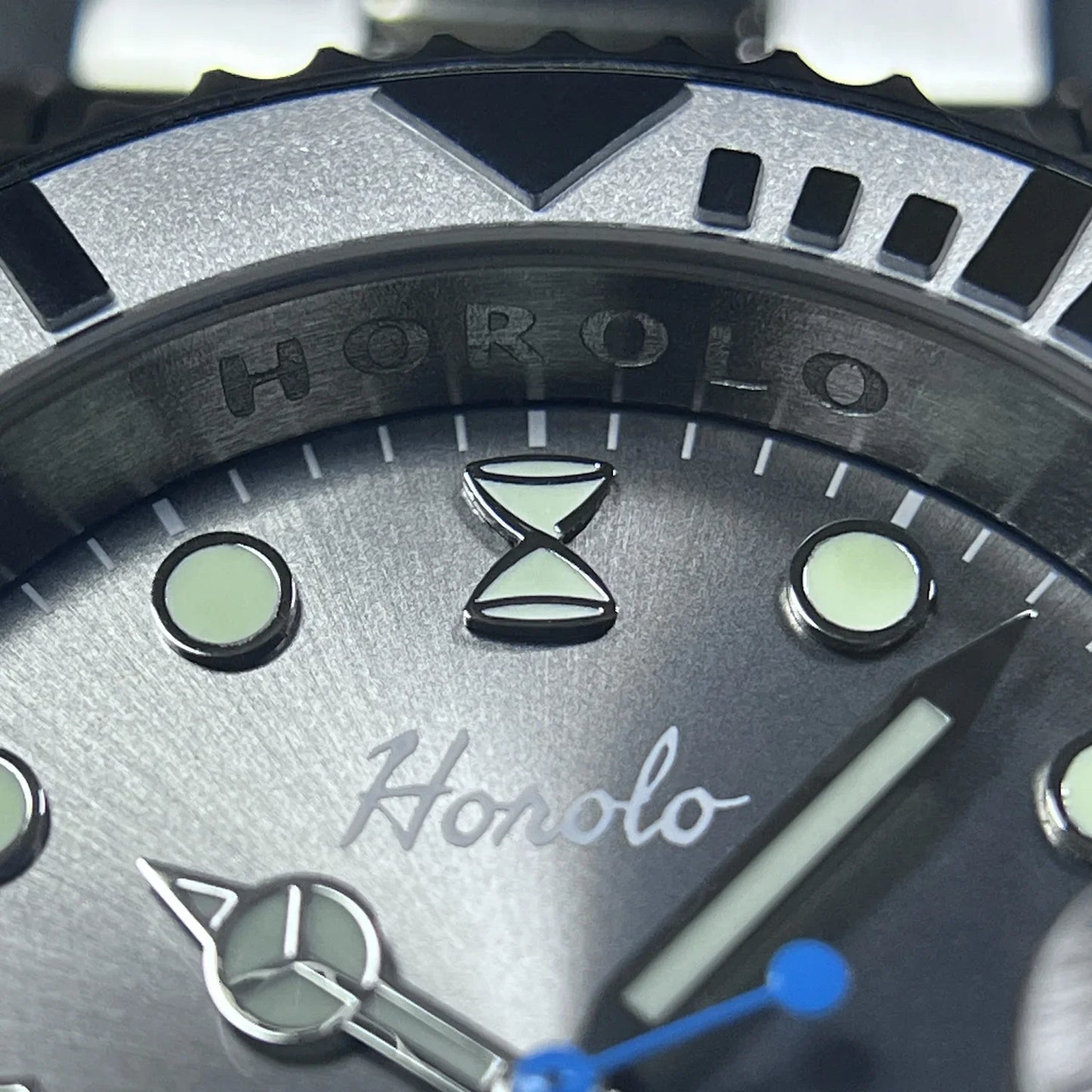 Horolo Steel Bezel Black Dial Submariner Watch - Horolo Watch