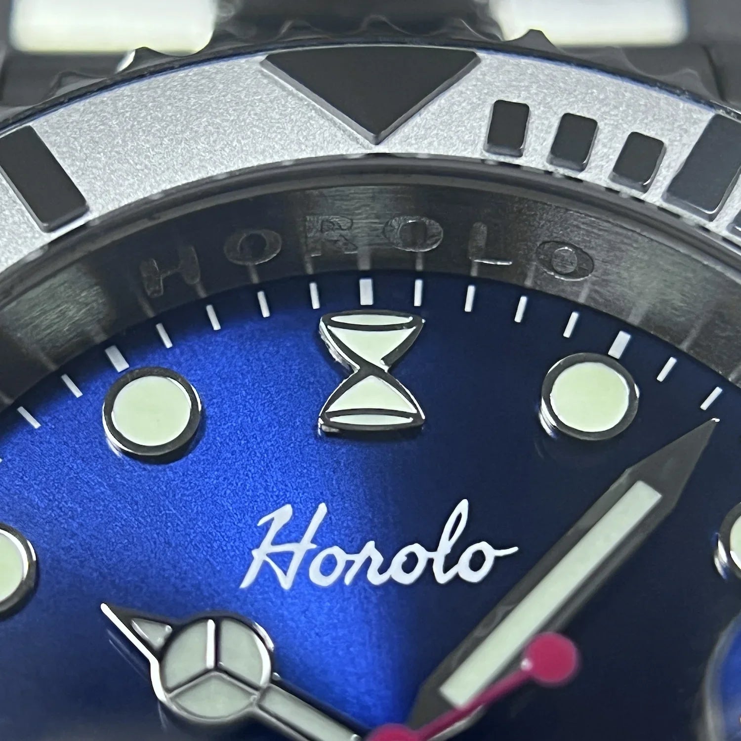 Horolo Blue Face Steel Bezel Submariner Watch - Horolo Watch