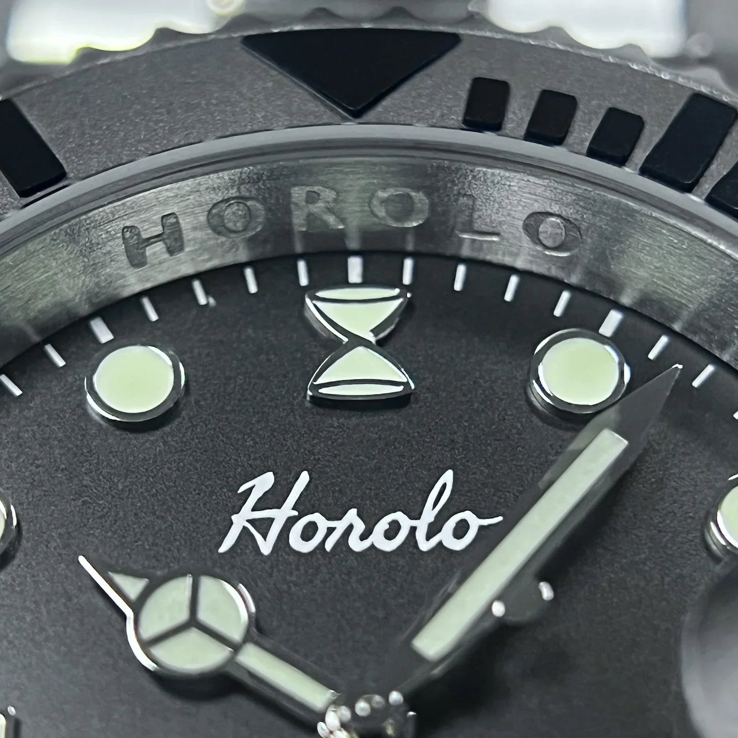 Horolo Black Face Submariner Diving Watch - Horolo Watch