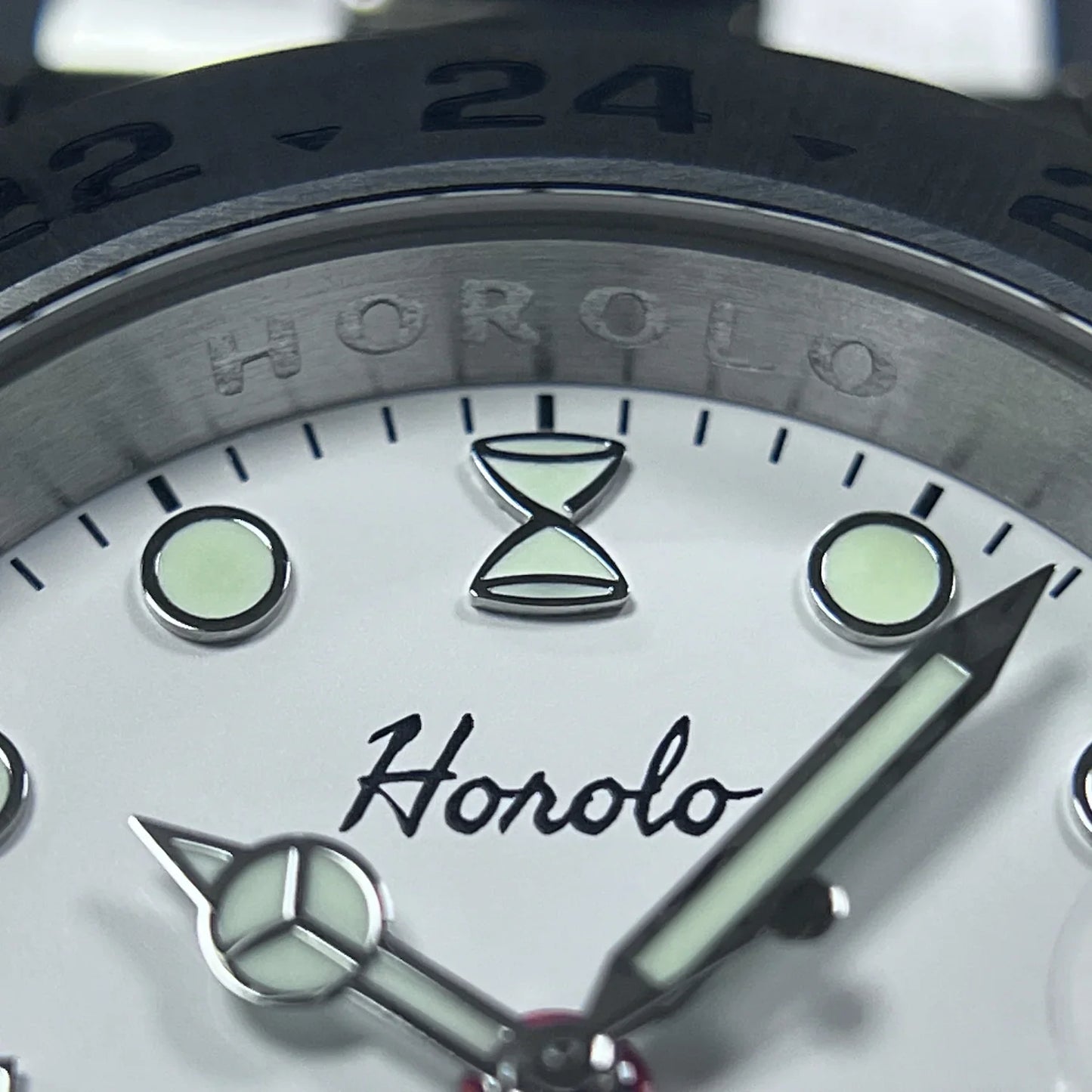 Horolo White Face Luxury Submariner GMT Watch - Horolo Watch