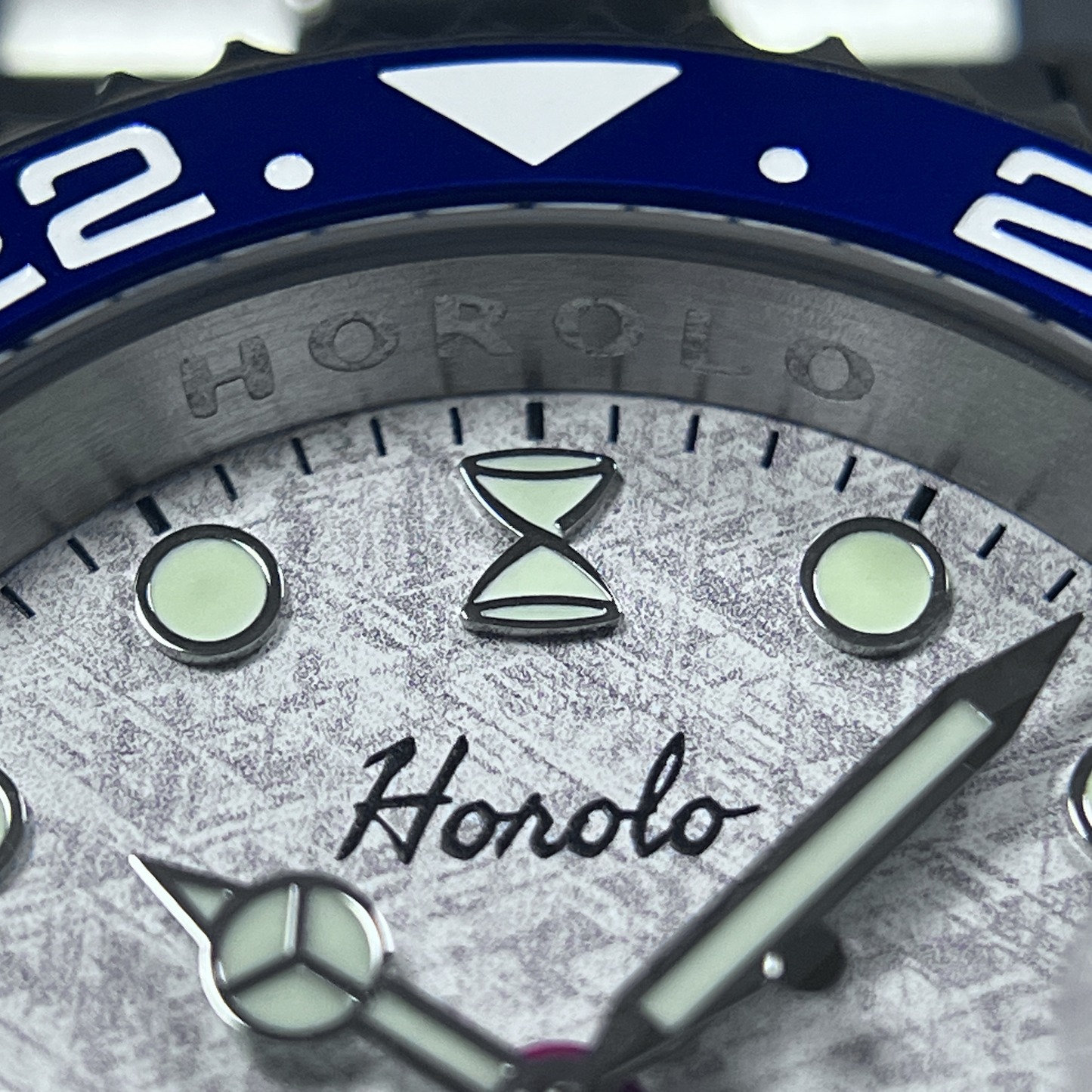 Horolo Meteorolite Face Bicolor Bezel GMT Watch - Horolo Watch
