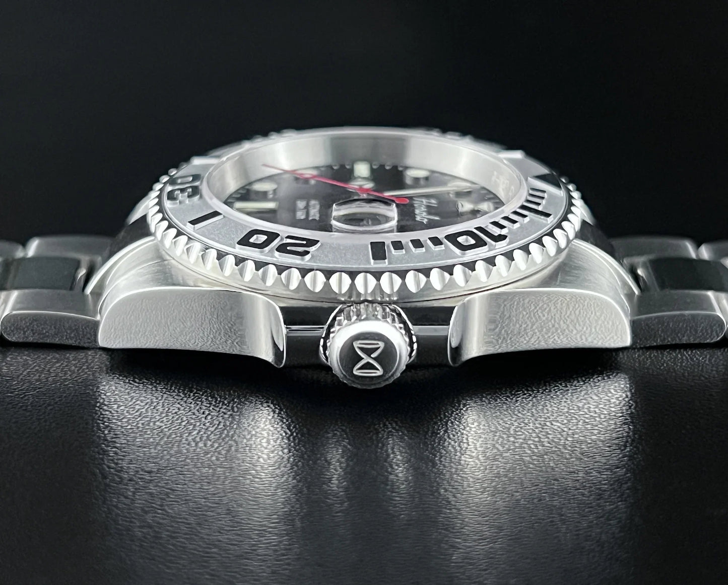 Horolo Blue Face Steel Bezel Submariner Watch - Horolo Watch