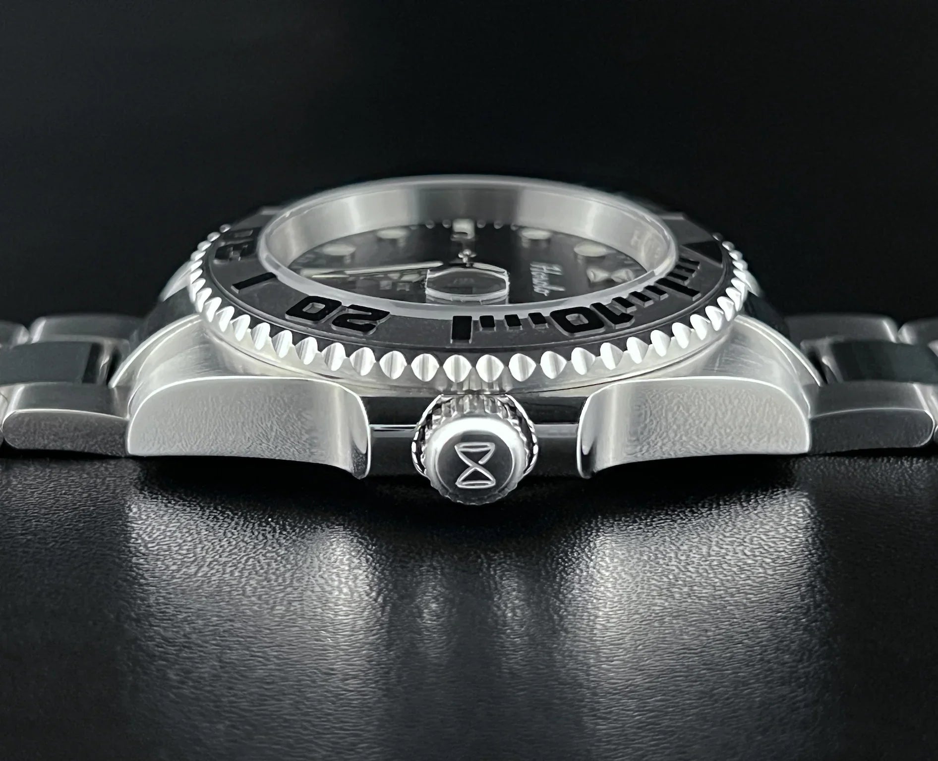 Horolo Black Face Submariner Diving Watch - Horolo Watch