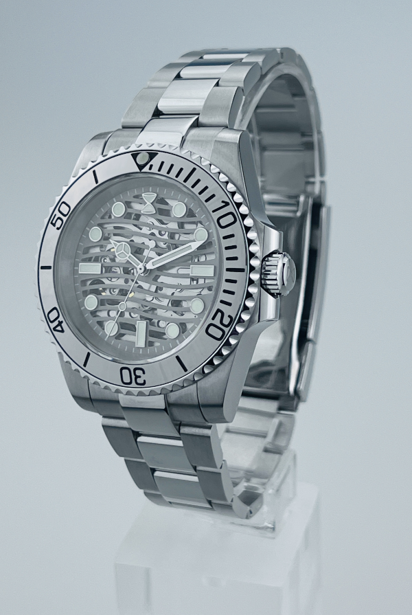 Horolo Stainless Steel Skeleton Diving Watch - Horolo Watch