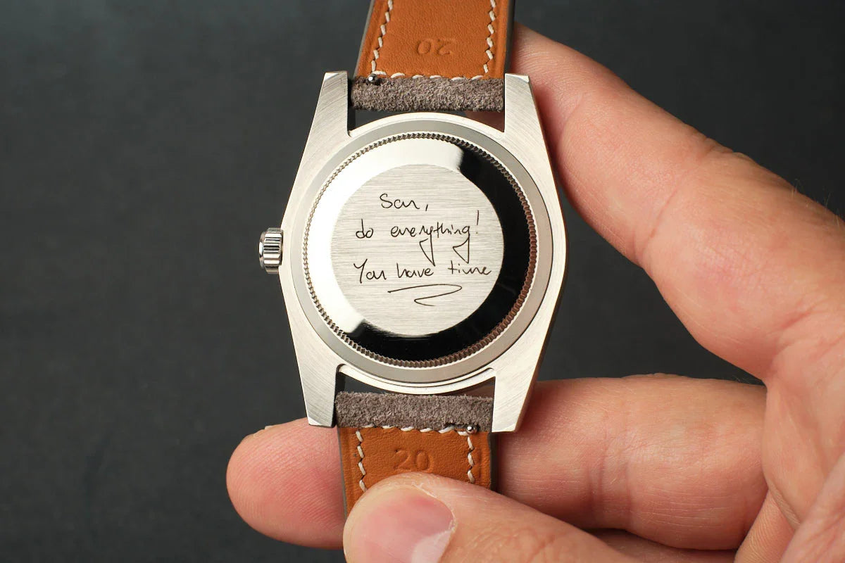 Custom Markings on Back - Horolo Watch