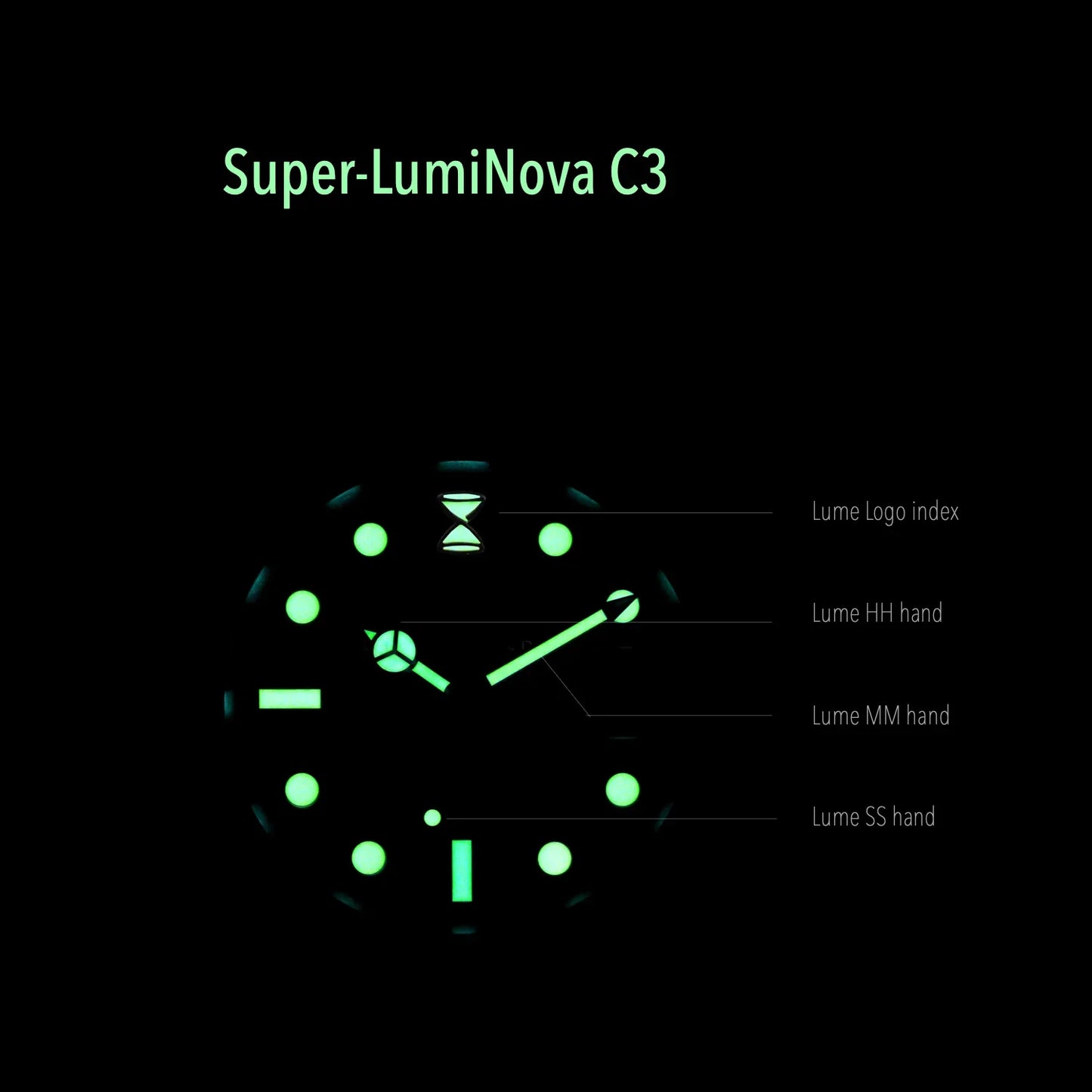 Horolo Blue Face Steel Bezel Submariner Watch - Horolo Watch