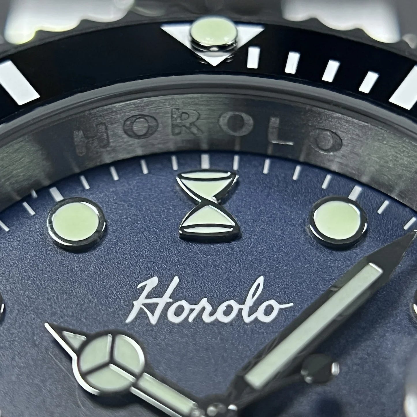 Horolo Blue Face 40mm Submariner Diving Watch