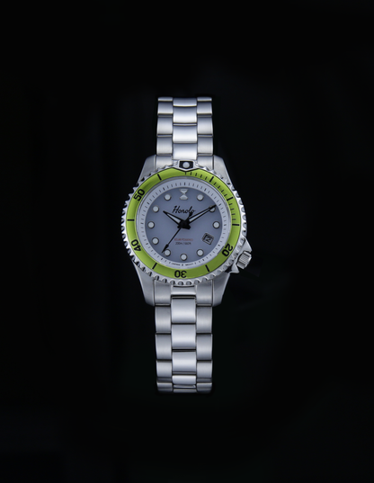 Horolo Stainless Steel Sapphire Crystal Japan Solar Lady Watch