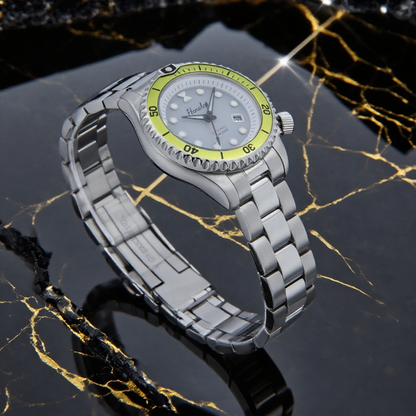 Horolo Stainless Steel Sapphire Crystal Japan Solar Lady Watch