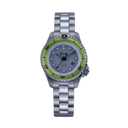 Horolo Stainless Steel Sapphire Crystal Japan Solar Lady Watch