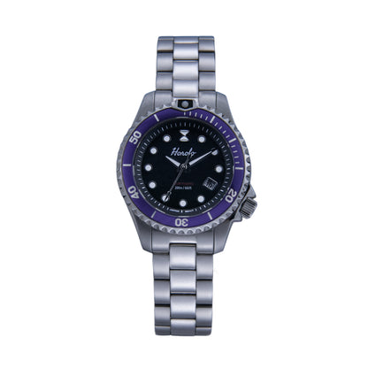 Horolo Sapphire Crystal Rotating Bezel Japan Solar Lady Watch