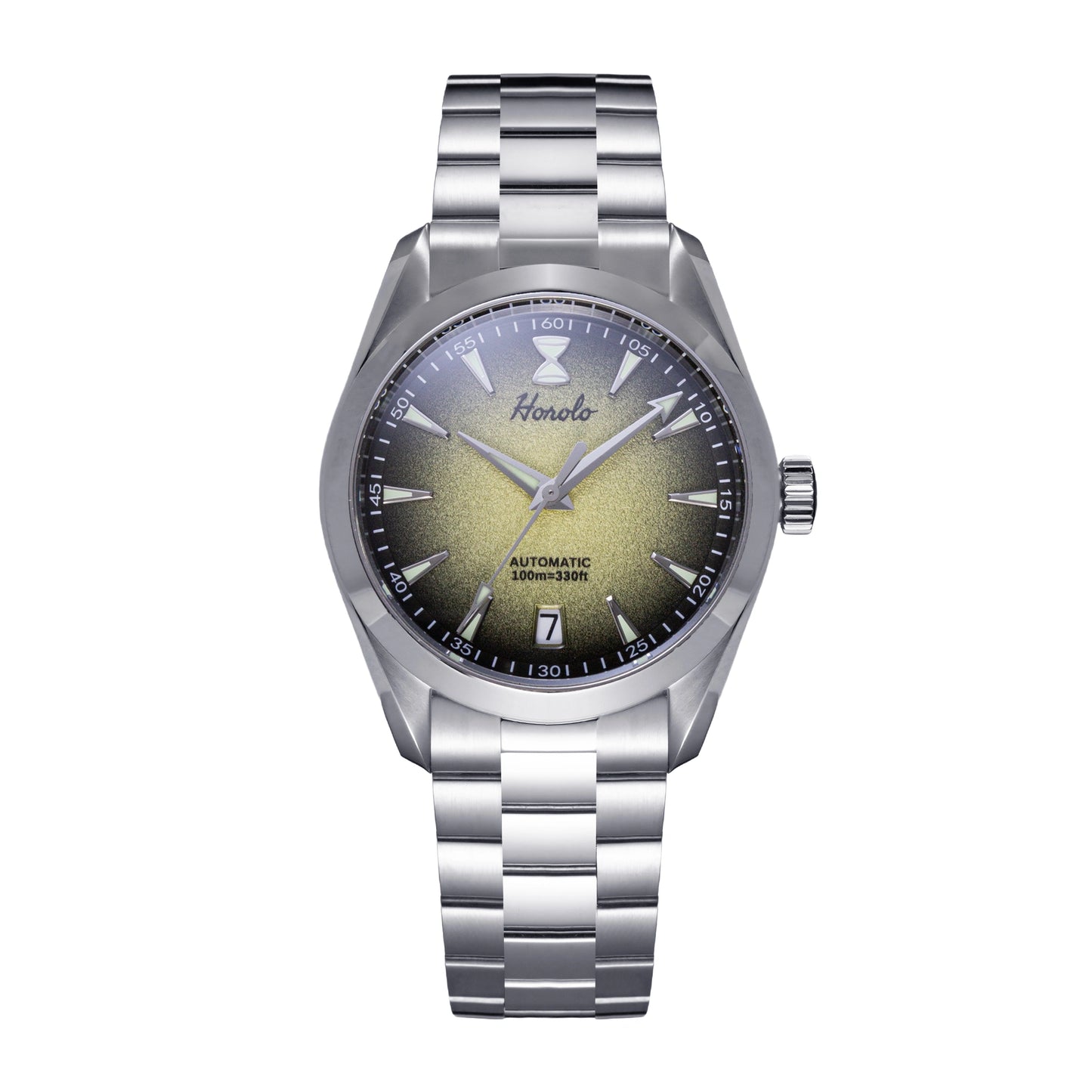 Horolo Seamaster Automatic Field Watch - Amber Fade