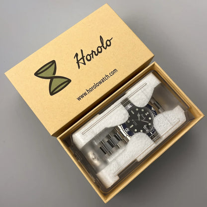 Horolo Black Face 40mm Submariner Diver Watch - Horolo Watch