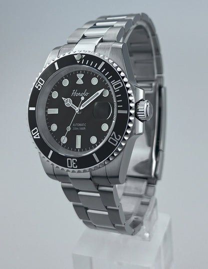 Horolo Black Face 40mm Submariner Diver Watch - Horolo Watch
