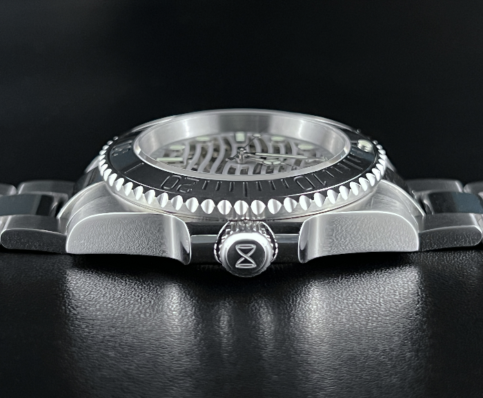 Horolo Stainless Steel Skeleton Diving Watch - Horolo Watch