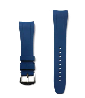 Blue Submariner 20mm Rubber Band - Horolo Watch