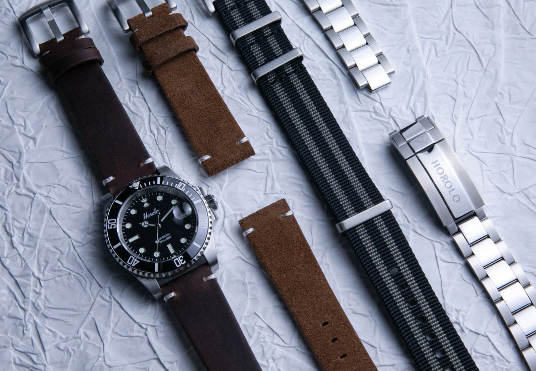 exchangeable watch straps horolo watch