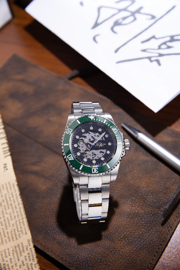 japan nh70 movement watch with signature on dial