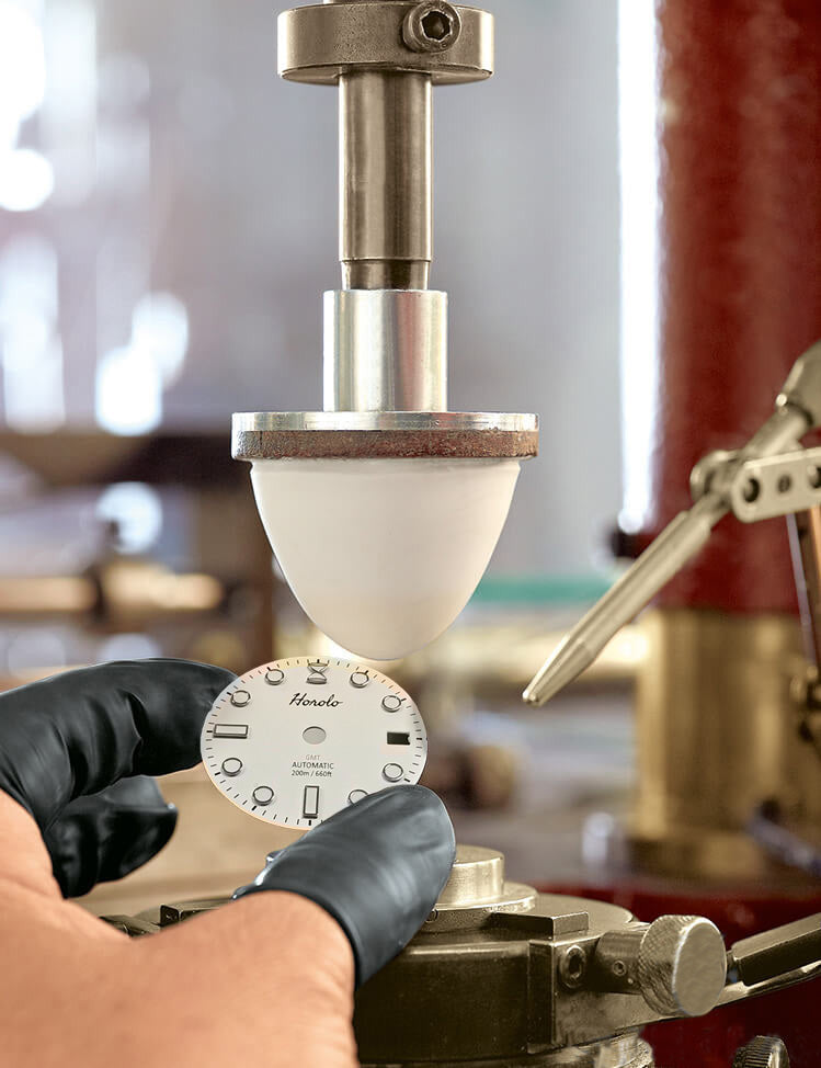 how to produce watch dial